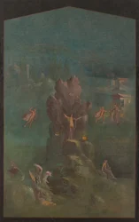 Persée et Andromède dans le paysage, de la villa impériale de Boscotrecase
